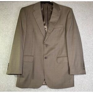 Jos. A. Bank Blazer Men's 40R Grey 100% Wool Super 150's Signature Suit Jacket
